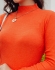 Blusa Básica Gola Alta - Laranja