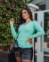 Blusa Básica V - Verde Menta