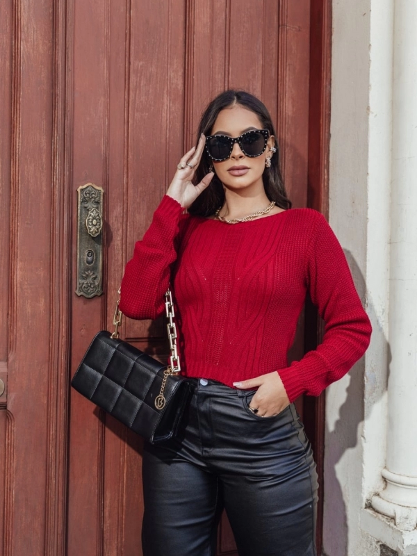 Cropped Canoa - Vermelho