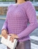 Blusa Pontão Gola Canelada - Lilás