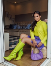 Conjunto Twin Set Gola Alta - Lima