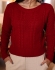 Blusa Links Trança - Vermelho
