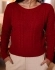 Blusa Links Trança - Vermelho