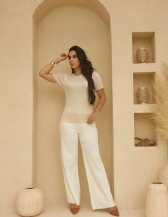 Blusa PB Trança - Areia