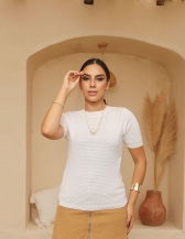 Blusa PB Manga Curta - Branca