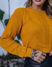 Cropped Canoa - Mostarda