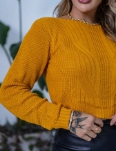 Cropped Canoa - Mostarda