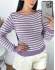 Blusa Listrada - Floral c/ Branco