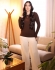 Blusa Canoa Links - Marrom