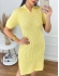 Vestido Polo - Amarelo Manteiga