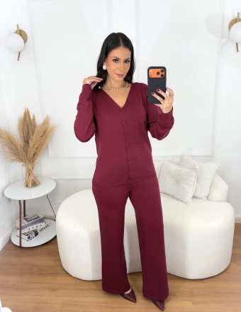Conjunto Calça e Casaco Modal