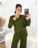 Conjunto Calça e Blusa Decote V - Militar