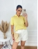 Blusa Polo - Amarelo Manteiga