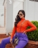 Blusa Básica Gola Alta - Laranja
