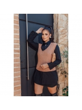 Colete Trança - Bege Novo