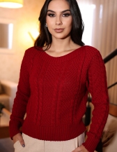 Blusa Links Trança - Vermelho