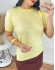 Blusa Lisa PB - Amarelo Manteiga