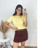 Blusa Lisa PB - Amarelo Manteiga