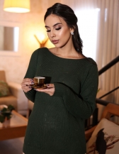 Blusa Pérola Bolinhas - Militar