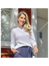 Blusa Ponto Pérola - Branco