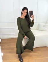 Conjunto Mousse - Verde Oliva