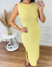 Vestido Canoa - Amarelo Manteiga