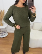 Conjunto Mousse - Verde Oliva