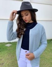 Casaco Pérola Com Brilho - Azul Claro