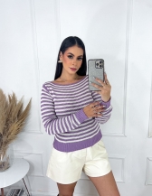 Blusa Listrada - Floral c/ Branco