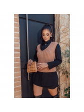 Colete Trança - Bege Novo