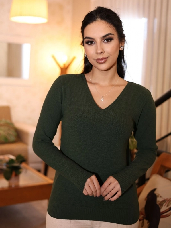 Blusa Básica V - Militar